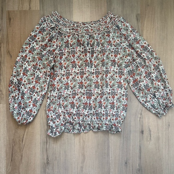 Max Studio Boho Indie Coastal Cowgirl Fairycore Women’s Blouse - Picture 5 of 10